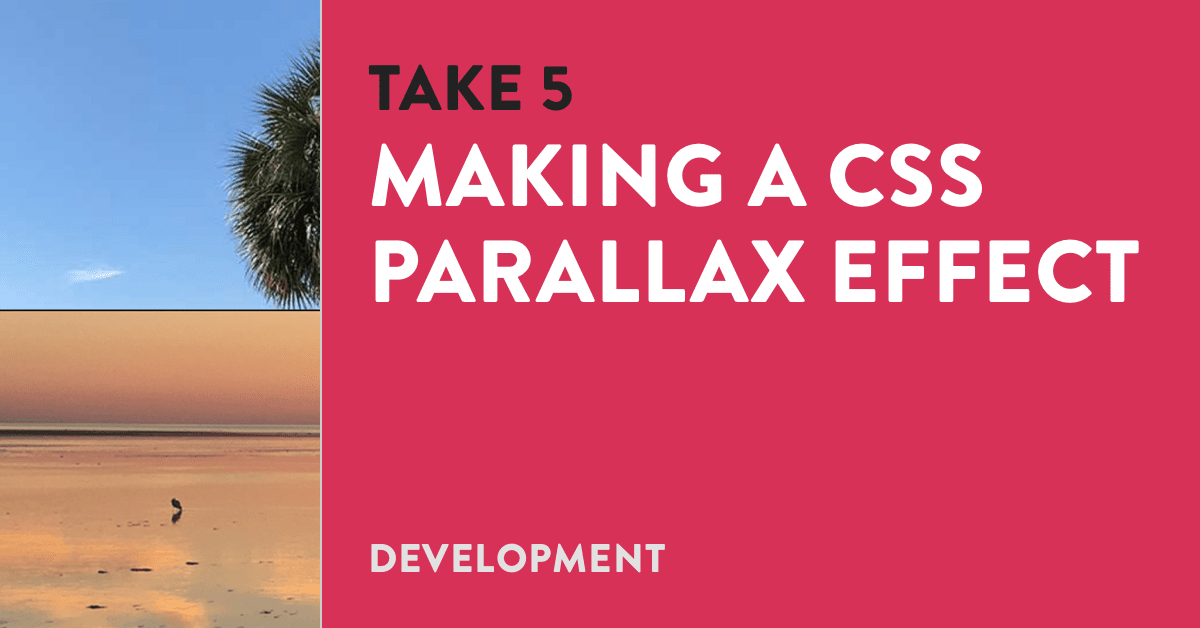Making a CSS Parallax Effect | Take 5 Tutorials | Gymnasium