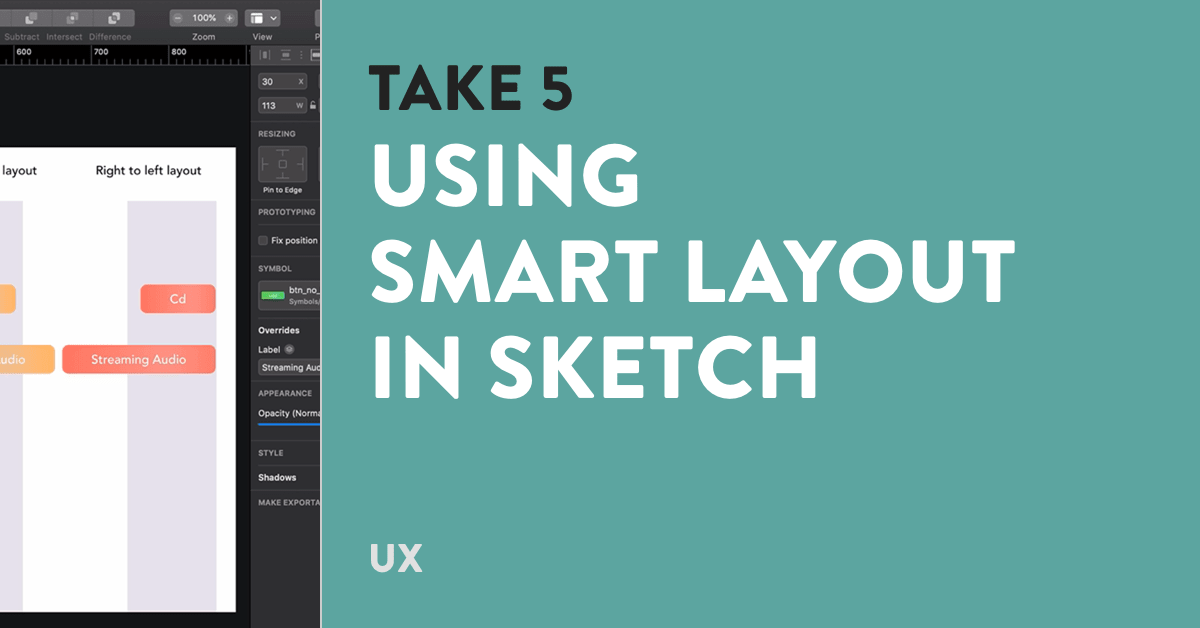 Using Smart Layout in Sketch | Take 5 Tutorials | Gymnasium